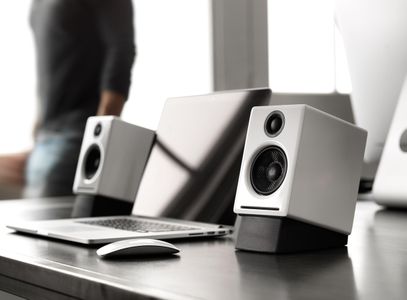 Audioengine A2 Plus Bluetooth Speakers – Wireless Desktop Stereo Pair