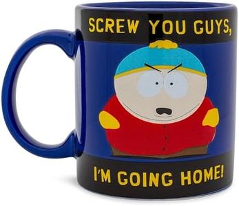 Silver Buffalo South Park Eric Cartman Screw You Guys, I'm Going Home Ceramic Mug, 20 Ounces