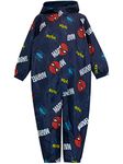 Marvel Puddle Suit | Spiderman All in One Suit For Kids | Boys Rain Suit | Blue 3-4 Years