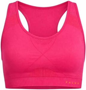 FALKE Women's Madison Sports Bra, Red (Berry 8390), M, 1 Piece