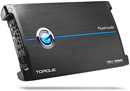 Planet Audio TR5000.1D Class D Monoblock Car Amplifier - 5000 High Output, 1 Ohm, Low Level Inputs, Low Pass Crossover, Hook Up to Subwoofer for Bass