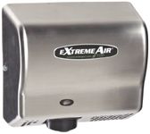 American Dryer Extreme Air EXT7-SS Stainless Steel Cover High-Speed Automatic Hand Dryer, 12-15-Second Dries, 100-240V, 540W Maximum Power, 50/60Hz