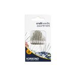 Korbond Triple Set Tapestry/Cross Stitch, 6 Beading 16 Crewel/Embroidery 28 Needles in Total for Hand Sewing, Repairs, Mending and Crafting, 4.8cm