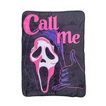 Ghostface Call Me Throw Blanket