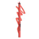 NYX Cosmetics PROFESSIONAL MAKEUP, Line Loud, Waterproof Lip Pencil, Infused with Vitamin E, Vegan Formula - STAY STUNTIN (Red)