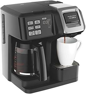 Hamilton Beach FlexBrew 2-Way Brewer Programmable Coffee Maker (49976) Bundle with Support Extension