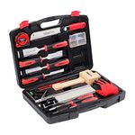 KINGTOOL 87 Pc. Advanced Wood Chisel Set with Storage Case Including Superior Chisels, Dovetail Saw, Wooden Mallet and Tape Measure | Woodworking Tools for Home Woodworking and Professional Craftsman