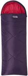 Mountain Warehouse Summit Mini Square Sleeping Bag - 2/3 Season, Lightweight, Inner Pocket - For Spring Summer, Camping & Trekking Purple