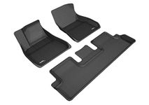 3D MAXpider B07D9GMYG8 Black Model 3 2018 Kagu Rubber Complete Set Floor Mat