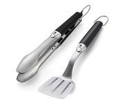 Weber 6645, black Premium Tool Set, Compact size, 2 pcs, stainless steel, 46.0 cm*46.0 cm*5.0 cm