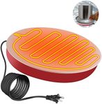 BBTO Chicken Water Heater, 110V 80Watts Heated Chicken Waterer Metal Base for Winter Deicer, Poultry Waterer Heater Base Fits Plastic/Metal Waterer, Pet Water Heater with 6 ft Cord for Poultry Founts