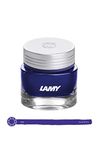 Lamy T53 Premium Fountain Pen Ink - Azurite - Deep Blue Crystal Ink - 30ml Bottled Ink