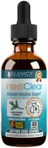 IntestiClear - Advanced Intestinal Cleanse Support for Humans - All-Natural Liquid Formula for 2X Absorption - Bonus Liver Support - Wormwood, Black Walnut, Ginger and More