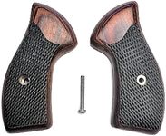 Replacement Grips for All Charter Arms Classic Super Checkered Rosewood