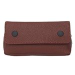 HEEPDD Tobacco Pouch, PU Leather Tobacco Bag Travel Smoking Pipe Bag, Magnetic Closure 6.7 x 3.5 x 1.6in(Brown)