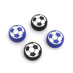 4PCS Switch Thumb Grips for Nintendo Switch Joy-Con Joystick, Cute Soft Silicone Joystick Caps Accessories Compatible with Nintendo Switch / OLED / Lite Joycon, Soccer