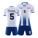 Custom Soccer Jersey for Men/Youth/Kid/Women - Personalized Any Name Number Logo Soccer Uniforms Set