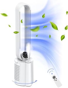 YOPOWER Bladelessr Fan Air purification Air Circulation Tower Fan with Humidifier, 12-Speed Wind, 8H Timer, 2 Control Methods