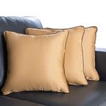 Wakefit Cushion | 3 Month Warranty | Cushions for Sofa, Cushion Pillow, Sofa Cushions, Cushions, Cushion 16 inch x 16 inch, Diwali Gifts, Hollow Fiber Cushion Set of 3 (Colour - Beige)