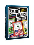 100 PICS SMART CARDS Countries, Gift, Stocking Filler, Travel Game, 7 games in 1, Pairs, Snap, Trumps, Rummy, Memory Quiz, Learn Facts, 50 Cards, Age 5+, 1-8 Players