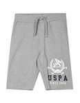 U.S. POLO ASSN. Boy's Bermuda Shorts (UKSRTON0006R_Light Grey_4 5 Years)