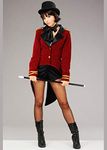 Womens Greatest Showman Style Ringmaster Tailcoat Medium (UK 12-14)