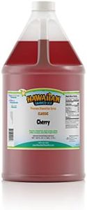 Hawaiian Shaved Ice Syrup, Cherry, Gallon