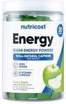 Nutricost Energy Complex Stickpack (20 Servings) Green Apple Flavored - Gluten-Free + Non-GMO