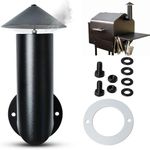 Pellet Grill Smoke Stack Chimney Replacement for Pit Boss Traeger Camp Chef, Replacement Stack Smoker Kits with Umbrella, Gasket, Screw, Locking Washer & Washer
