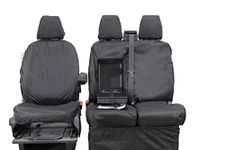 Tailored Waterproof Heavy Duty Seat Covers to fit the Ford Transit Custom 2013-2023 | Driver & Double Passenger