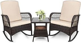 LEVELEVE 3 pcs Rocking Bistro Set C