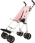 MobiQuip XL Pushchair, Special Needs Buggy, Disability Pushchair for Older Child, Larger Size Pushchair, Easy Folding System for Transportation, Lightweight Aluminium Frame, Pink