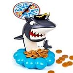 Electric Rattlesnake Game Snack Shark Toy, Pop up Pirate Shark Horror Decompression Snake Toys, Induction Trigger Fake Hungry Shark Toys, Family Interactive Animals Biting Tricky Game for Adults Kids