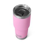 YETI Rambler 30 oz Tumbler, Stainless Steel, Vacuum Insulated with MagSlider Lid, Power Pink