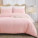 Nanko Full Size Pink Comforter Set 