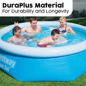 Bestway 10ft Fast Set Above Ground Inflatable Pool – 3,800L Outdoor