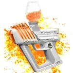 Gel Blaster Automatic Toy Gun/Electric Outdoor Toy Machine Gun for Kids/Water Ball Pistol for Kids-Adults/Shooting Range Upto 70 feet Gun with 10000 Gel Balls - (Orange)