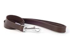 Ancol Vintage Leather Padded Lead Chestnut 22 mm X 100 cm