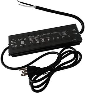 CATIYA 12 Volt 200 Watts LED Driver Transformer, IP67 Waterproof Constant Voltage Power Supply for Outdoor Low Voltage Led Wall Wash Lighting