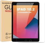 TECHSHIELD Tempered Glass Screen Protector for iPad 10.2 inch 9th Gen Generation 2021 8th Gen 2020 7th Gen 2019