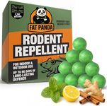 Mouse Repellent | 10PCS Rodent Repellent Ball Indoor & Outdoor Use | Peppermint Oil Mice & Rat Repellent for Pest Insect Control | Long-Lasting | Safe Around Pets & Children