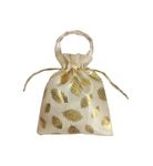 Vig Enterprises Silky And Shiny Return Gift Bags For Functions, Marriage, Baby Shower, Parties & More|Return Gift Bags (100), 1 count,Golden