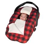 Jolly Jumper Arctic Sneak-A-Peek - Red/Black Plaid