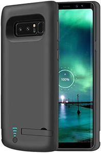 RUNSY Samsung Galaxy Note 8 Battery Case, 6500mAh Rechargeable Battery Charging/Charger Case with S-Pen Hole, Adds 1.4X Extra Juice, Charges 2 Devices Simultaneously (6.3 inch for Note 8)