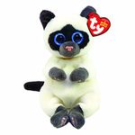 TY - Beanie Babies Siamese Cat Miso - 15 CM, Gray