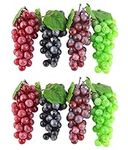 JEDFORE 7 Inches Artificial Grapes 