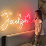 Custom Neon Signs, Personalized LED Neon Sign Customizable for Wedding Decor Gift, Neon Name Lights Signs for Bedroom Wall Home Bar Beauty Salon Business Logo (Optional 10" to 60")