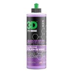 3D Speed Car Scratch Remover Polish & Wax – 16oz – All-in-One Scratch Remover, Swirl Correction & Wax Sealant Protection with Glossy Shine