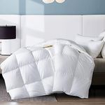 WhatsBedding Queen Feather Comforte