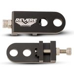 Revere BMX High Performance Pair of 2 Chain Tensioner for Road and MTB Bikes | Lightweight Aluminum Alloy (Black)